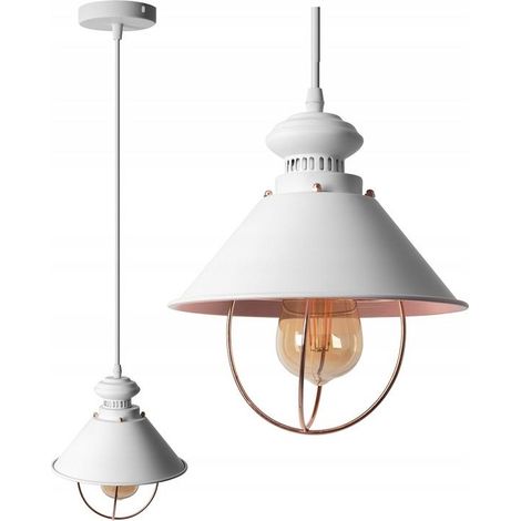 LAMPADA da SOFFITTO PENSILE LINZ BIANCO APP103-1CP (1/5)