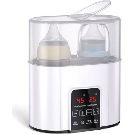 1 Chauffe-biberon 6 en 1,Stérilisateur vapeur,Décongélation rapide,Écran LED,Maintien température 24h,Bébé (1/5)