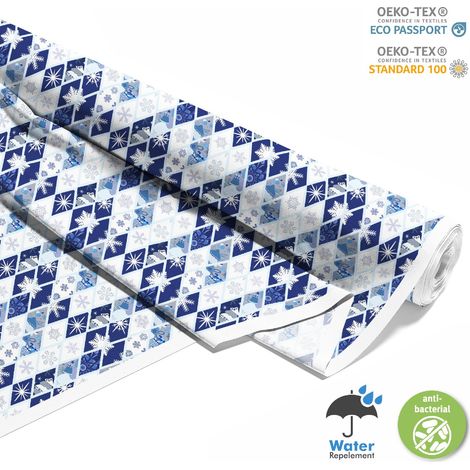 Outdoor dekostoffe oxford - Motiv geometrischer Winter (1/5)