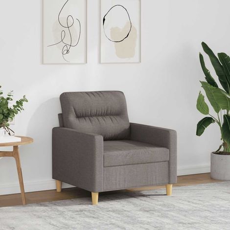 Sofasessel Taupe 60 cm Stoff