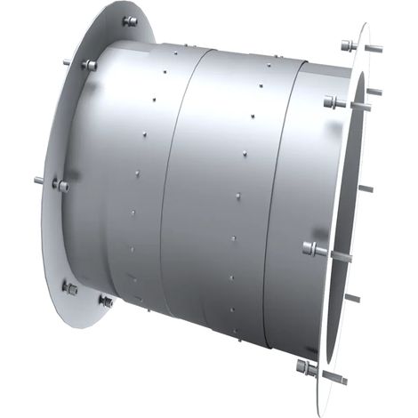 Flexibler Einsatz für ISO-VK 355 BL AntiVibrationsverbinder EVA IsoVK 355 von Blauberg - 8102196