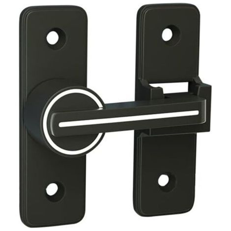 Illuminated Sliding Interior Door Latch, 180° Rotating Door Latch, Anti-Theft Lock for Doors and Windows (180 Degree) (1/5)