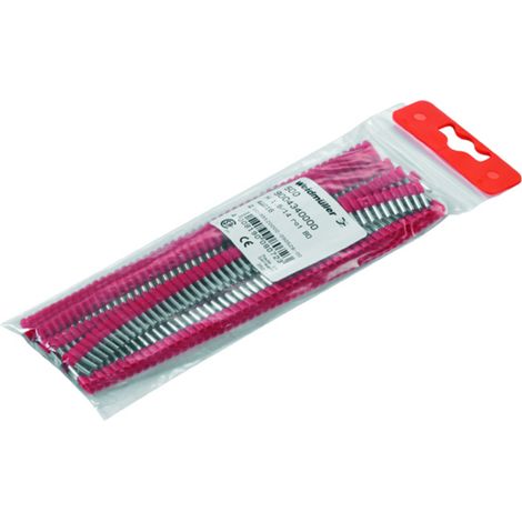 Embout simple d'extrémité de câble Weidmüller H1,5/14 R BD 9004340000 1.5 mm² x 8 mm partiellement i