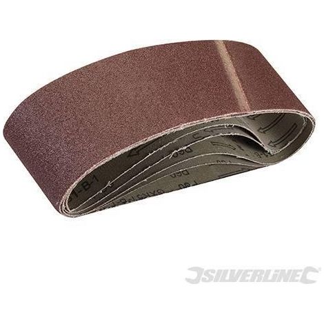 Nastri abrasivi 75 x 533mm in ossido di alluminio per levigatrici a nastro prezzo silverline-Grana 40