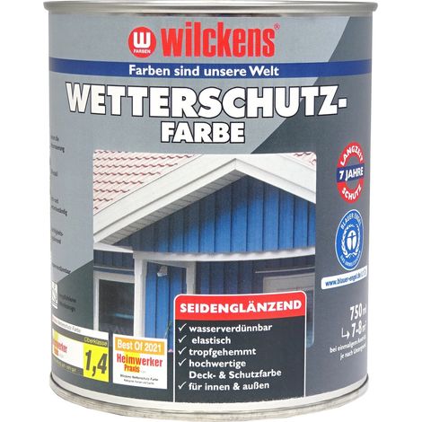 Wilckens Wetterschutzfarbe RAL 6005 Moosgrün 2,5l 11160500080 (1/2)