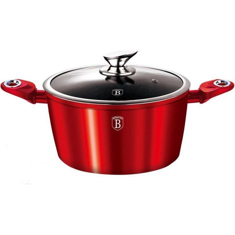 Garnek granitowy 20cm berlinger haus ROJO línea metálica BH-1256 (1/2)