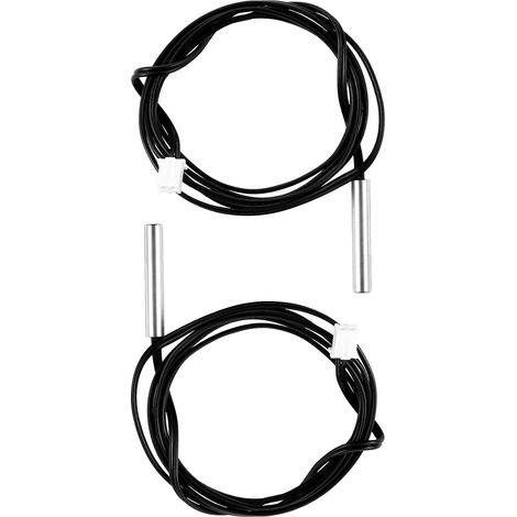 Capteur de Température Étanche Ntc 10k±1% Lot de 2 Pièces Thermistance en Cuivre et Plastique pour Contrôle de Température en Salle Informatique (1/5)