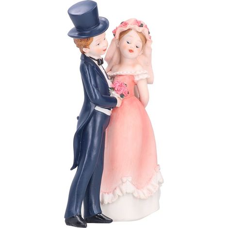 Handgefertigte Paarfigur im europäischen Stil aus Kunstharz, Tischdekoration, Wohnaccessoire, Hochzeitsgeschenk 26306C-3 (1/5)