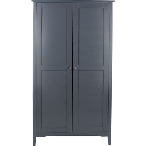 2 Door Wardrobe - MDF - 94.5 x 52 x 182 cm - Blue (1/4)