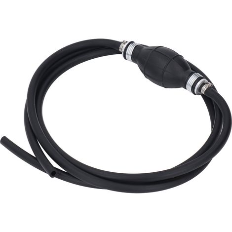 Pompe de transfert de carburant manuelle, tuyau en caoutchouc NBR résistant à l'huile, pompe à siphon flexible pour automobile, bateau et moto, 8 mm (1/5)