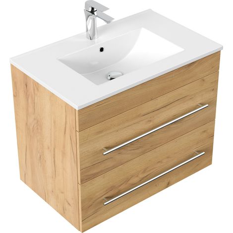 Badmöbel Casa Infinity 750 SoftClose eiche gold