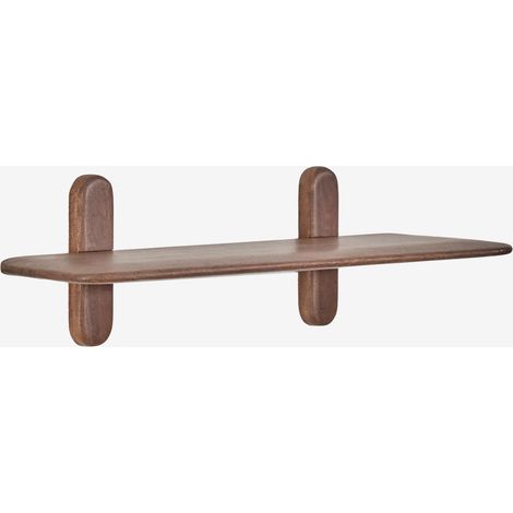 SKLUM Wandregal aus Holz Veleta  &x2194&xFE0E 80 cm            Akazienbraun dunkel            1 Regal         