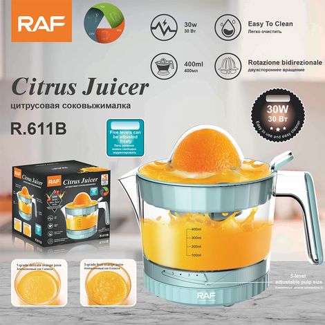 (R.611B) Extracteur de jus d'orange entièrement automatique, capacité 0,4 L, 80 tr/min
