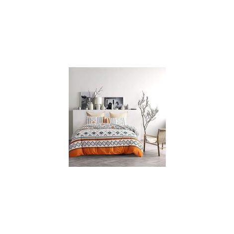 Beijiyi – Housse de couette 200x200cm avec 2 taies 50x75cm – Marbre noir et blanc réversible – 100% microfibre hypoallergénique (1/5)
