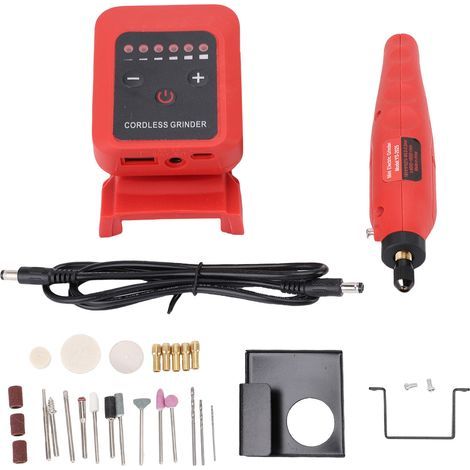 Kit d'outils rotatifs sans fil, 6 vitesses, 6 000 à 18 000 tr/min, fonctionne sur batterie, électrique avec sortie USB Type C (1/5)