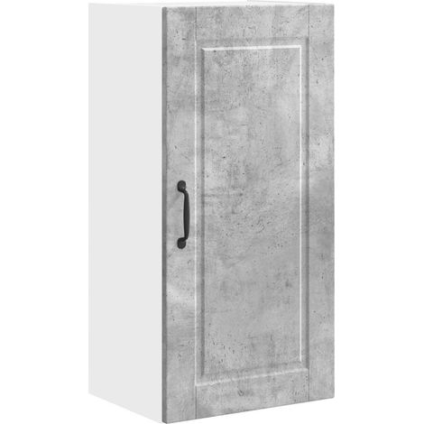 Maison Exclusive - Armadietto a muro PORTO Grigio cemento 40 x 31 x 80 cm