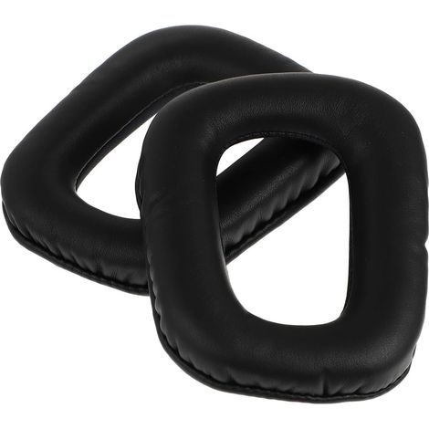 Coussinets de Rechange Coussinets d'oreille Noirs, Compatibles G930 G430 Lot de 2 en Mousse Haute Élasticité de Bruit, Confort Longue Durée, Accessoires pour Casque Audio (1/5)