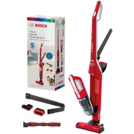 Bosch BBH3ZOO25 Flexxo 25.2V rot Akkuhandstaubsauger 2-in-1 (1/5)