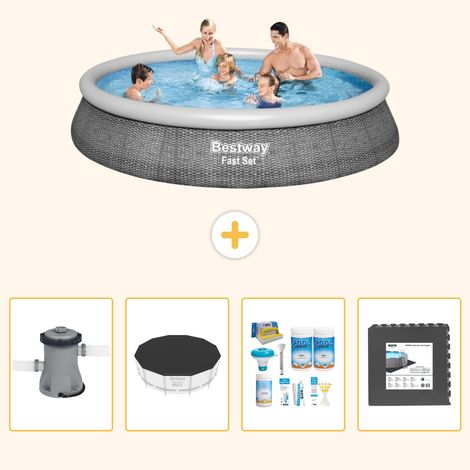 Bestway Bestway Fast Set Ronde - 396x84 cm - 5-pièces S238 (1/5)