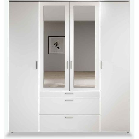Lasnigo 4-ante  Bianco - Legno laminato (1/5)