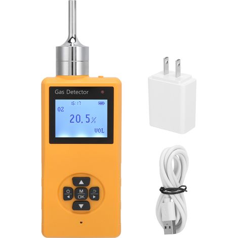 Détecteur d'Oxygène Portable Haute Précision Analyseur O₂ Faible Concentration Testeur Ultra-Sensible Prise US 100-240V AC (1/5)