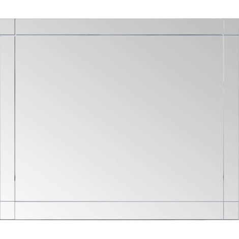 Miroir mural,Miroir Entrée Maison Salle de Bain,Décoration Miroir 80x60 cm Verre556313 (1/5)