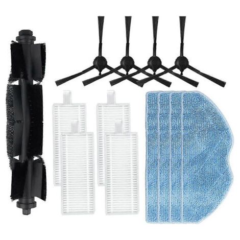 Aspirateur robot For Honor Choice R2 / R2 Plus, brosse latérale rotative, filtre HEPA, chiffons de nettoyage, accessoires