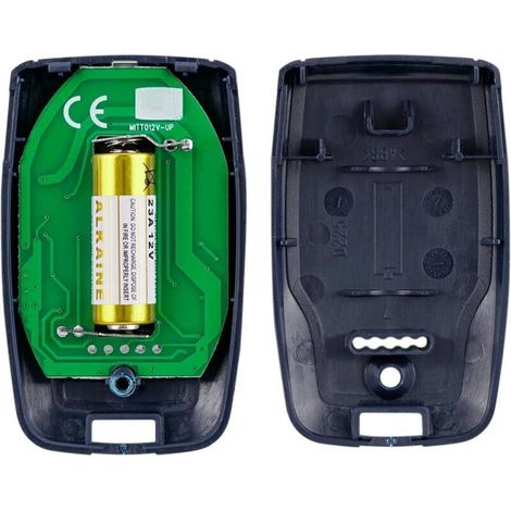 Lot de 2 télécommandes pour porte de garage BFT Mitto 2 canaux 433 MHz 12 V électrique