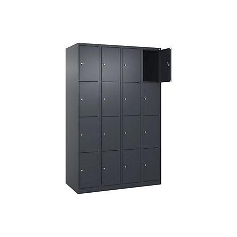 kaiserkraft Armadietto a 4 piani Evolo PLUS 4 scomparti (1/2)