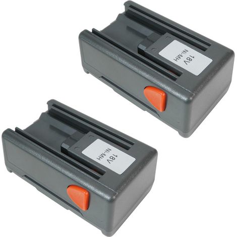 2x Trade-Shop Ni-MH Akku 18V 1500mAh ersetzt Gardena 8834-20 für Gardena 648844 648872 Heckenschere EasyCut 42 Accu (8872) Turbotrimmer SmallCut 300 Accu (8844) (1/4)