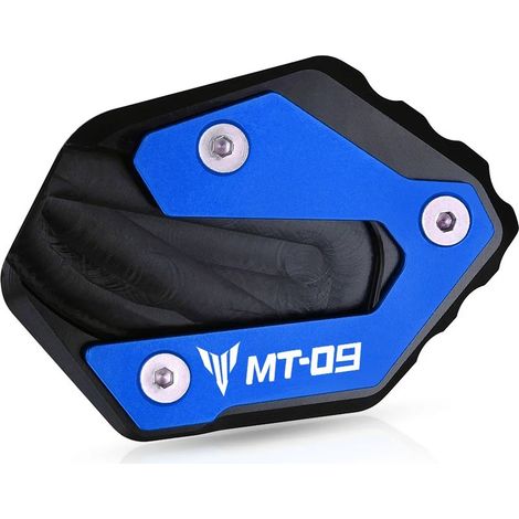 (Logo MTMT09) Accessoire moto MT-09 FZ-09 : béquille latérale, extension et coussinet compatibles avec YAMAHA MT 09 MT09 FZ09 2013-2024 maxpower (1/4)