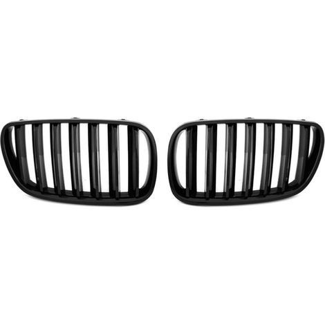 Grille de calandre BMW X3 E83 LCI de 2006 a 2010 noir brillant-28698984 (1/5)