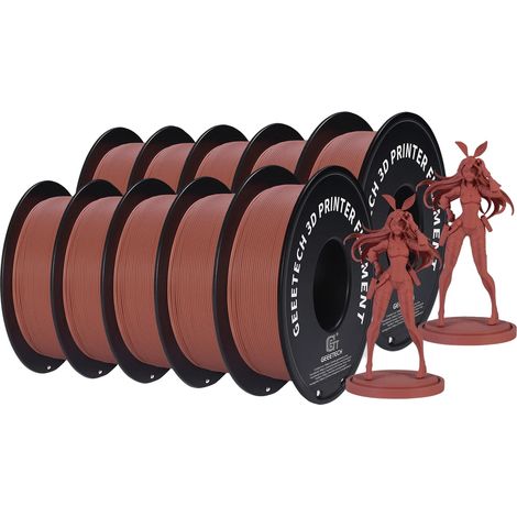 Filamento PLA opaco da 10 kg, diametro 1,75 mm, confezionato sottovuoto, disponibile in diverse colorazioni. (1/2)