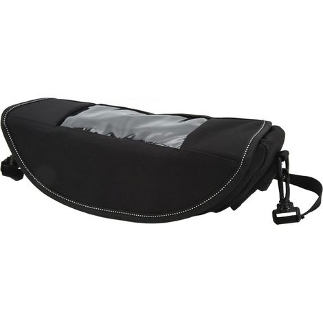 Sacoche de guidon moto étanche, grand volume, légère, rangement pratique pour accessoires, poche porte-bagages antidérapante et résistante. (1/5)