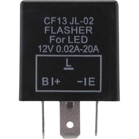 Relais clignotant électronique LED 12V à 3 broches CF-13 pour voiture (1/5)