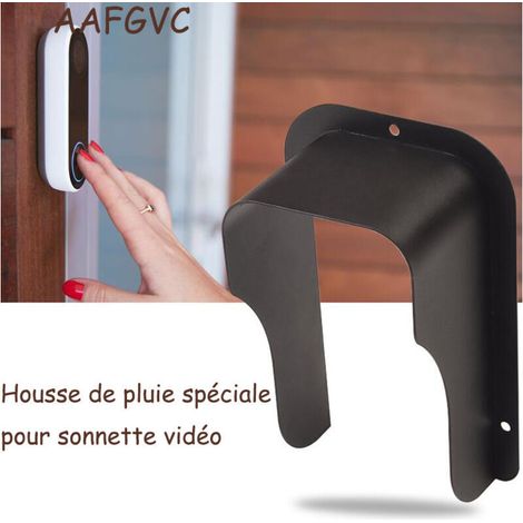 Couvercle métallique étanche pour interphone – Protection contre intempéries – Compatible caméras et claviers de contrôle d'accès – 160x134mm (1/5)