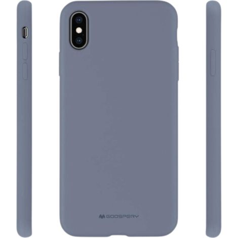 Coque Mercury Silicone pour Samsung A20s A207, couleur lavande/gris lavande (1/5)