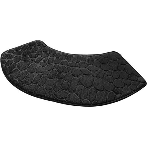 Tappetino da bagno curvo, tappetino doccia curvo 10040 cm, morbido, assorbente, antiscivolo, lavabile, per interni, cucina, bagno. (1/5)