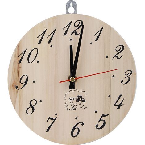 8in Sauna Horloge Décorative Minuterie Horloge pour Sauna Accessoire Sauna Room Home Decor (1/5)