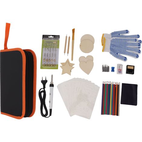 Kit de Fer à Souder 60W Chauffage Rapide Température Réglable Outils de Soudure Électronique pour DIY Pyrogravure sur Bois Prise US 100-240V (1/5)