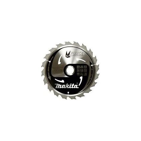 Makita Hoja de Sierra Circular B-08028, herramienta de precisión para carpintería y construcción, cortes limpios, diseño resistente, tecnología avanzada de afilado, color metálico.