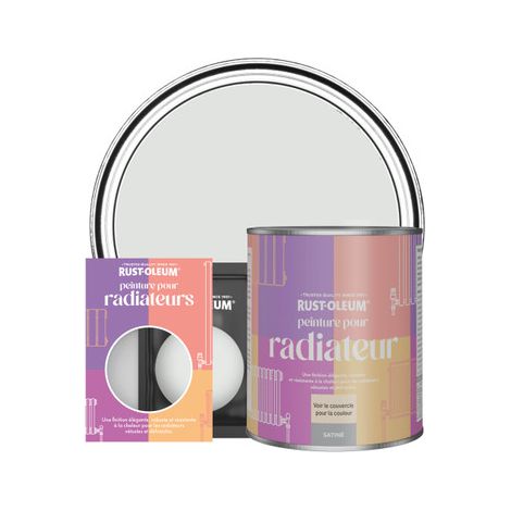 Peinture pour Radiateur, Finition Satinée - Gris Papier (1/3)
