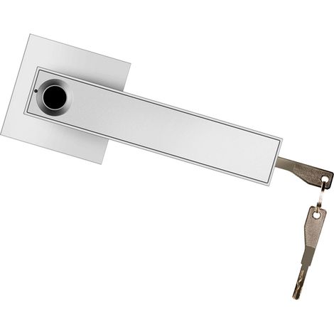 30 groupes de serrure de porte à empreinte digitale, bouton intelligent, serrures de porte, ensemble de leviers ouverts gauche droite pour intérieur de maison, chambre à coucher, hôtel, entrepôt, bure (1/5)