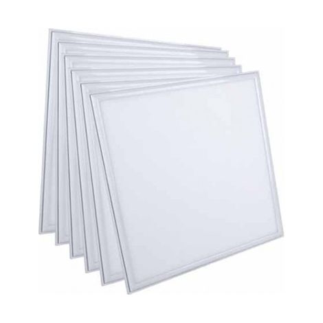 V-TAC VT-6340-N Kit 6pz pannelli led smd 40W 60x60 da incasso con driver alta luminosità 120LM/W luce bianco naturale 4000K - SKU 216671 (1/5)