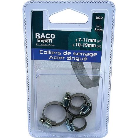 Collari di serraggio da 5mm 2x7-11mm e 2x10-19mm Sc - Raco Expert