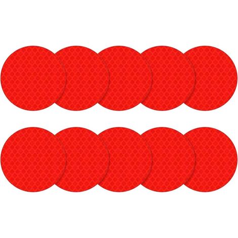 CSPARKV 10 pcs Reflective Strips - Reflective Tape High Visibility Waterproof Safety Stickers for Car, Warning Tape Motorcycle Decoration Safety Reflective Tape, (1/5)