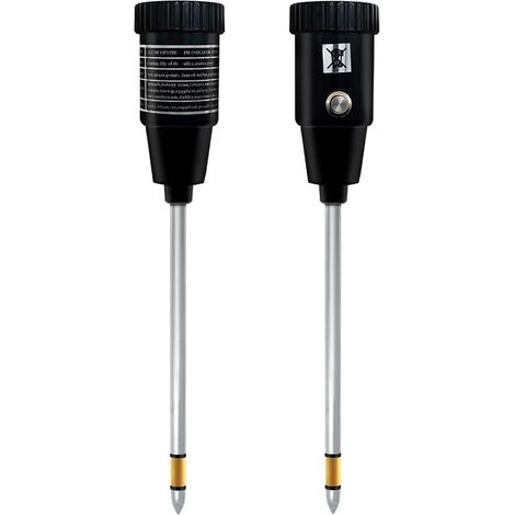 CSPARKV (26×5×5cm) Soil PH Moisture Meter, 2 in 1 High Accuracy Sensitive Soil PH Tester and Hygrometer with Rustproof Metal Probe
