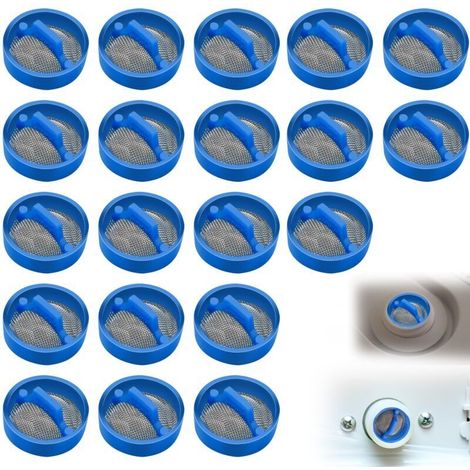 20Pcs Washer filtre à eau pour machine à laver, valve d'entrée d'eau pour filtre de lave-tuyau avec écran filtre machine à laver, valve d'entrée de machine à laver filtre de tuyau de machine à laver