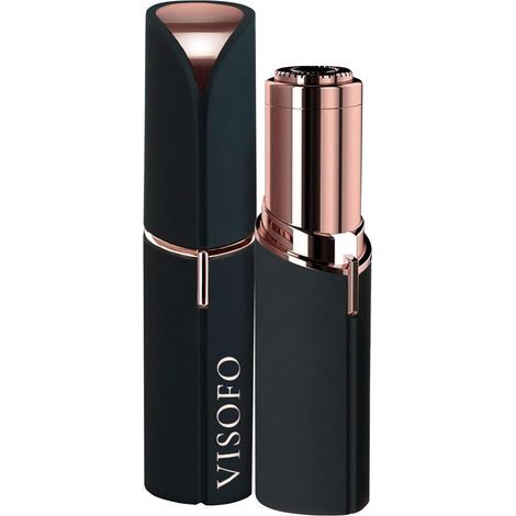 Épilation Faciale Flawless pour Femmes - Rasoir Électrique, Petits Outils de Dermaplaning, Épilateur de Finition, Tondeuse, Rasoirs Dermaplane Visage, Accessoires Beauté par (Onyx) (1/5)
