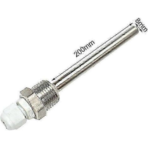 Boîtier de capteur de température à 4 points, tube borgne, sonde en acier inoxydable, boîtier de protection pour réservoir d'eau, accessoires solaires, tube de protection (1/5)